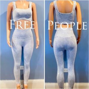 NEW 
Free People Good Karma Leggings & bra SET XS/S $126